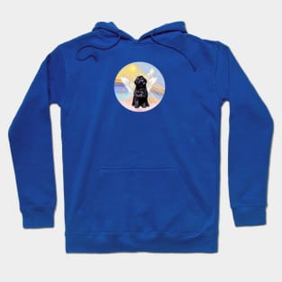 Portuguese Water Dog in Heaven's Clouds Hoodie